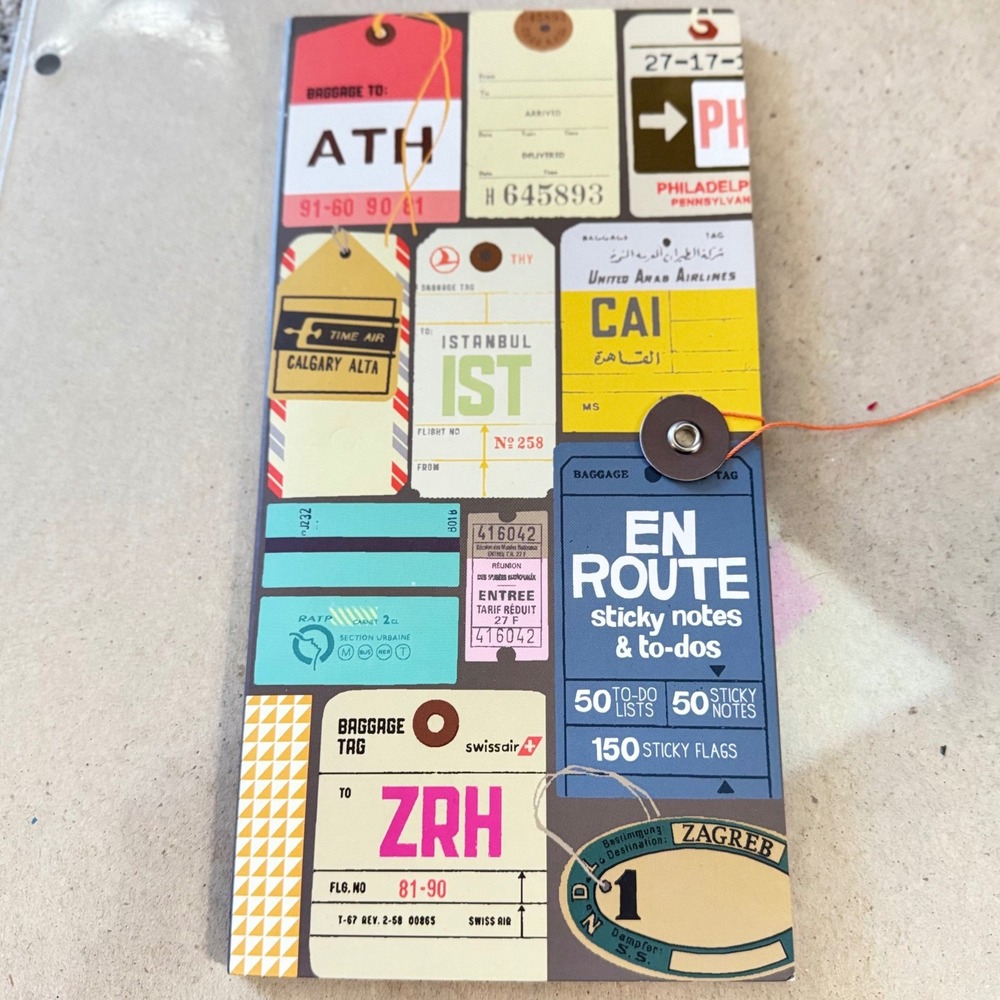 Kate Pocrass En‎ Route Sticky Notes & To-Dos Chronicle Books Travel Stationery